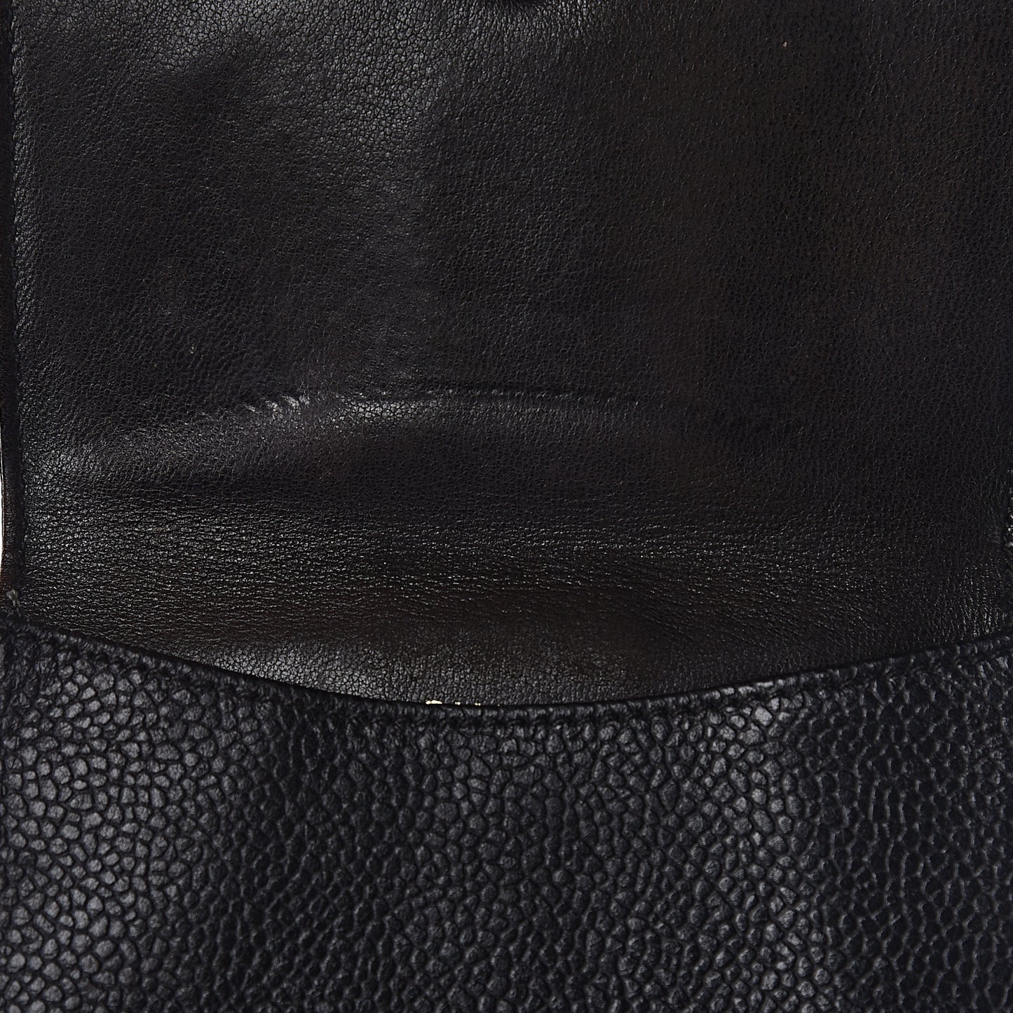 Caviar Timeless CC Compact Wallet Black