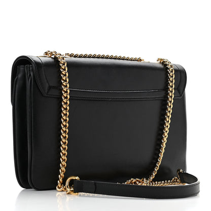 Gucci Vitello Palmellato Lux Crystal Medium Rajah Shoulder Bag Black 2 of 10