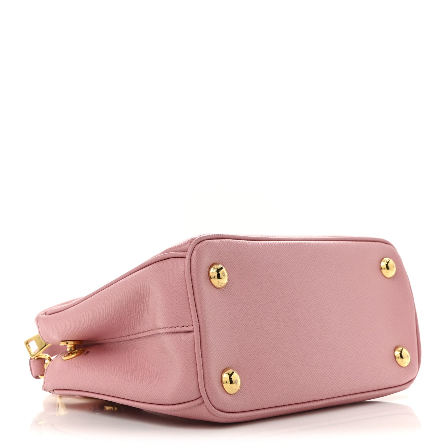 Saffiano Mini Galleria Double Zip Tote Petalo