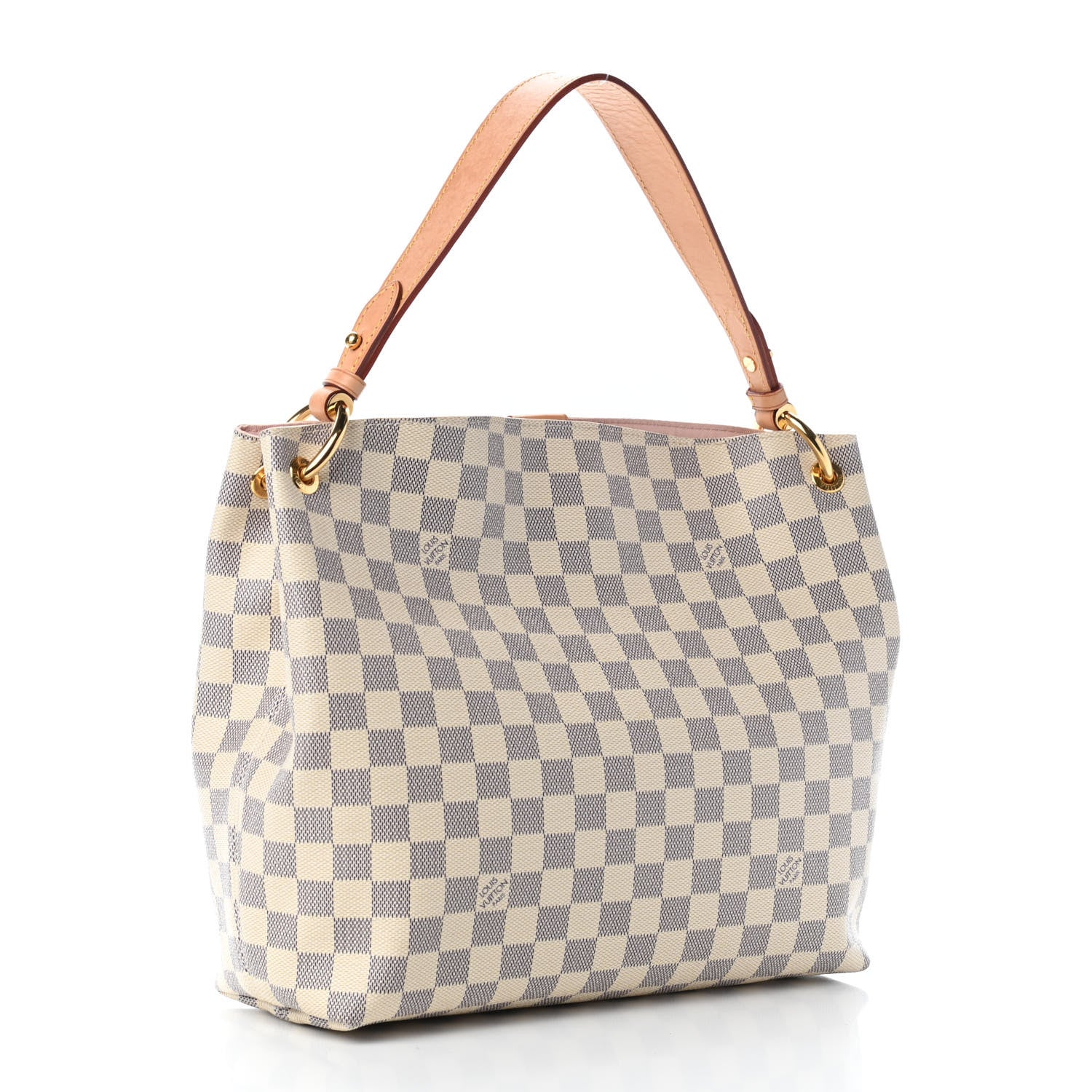 Louis Vuitton Damier Azur Graceful PM Rose Ballerine 3 of 10