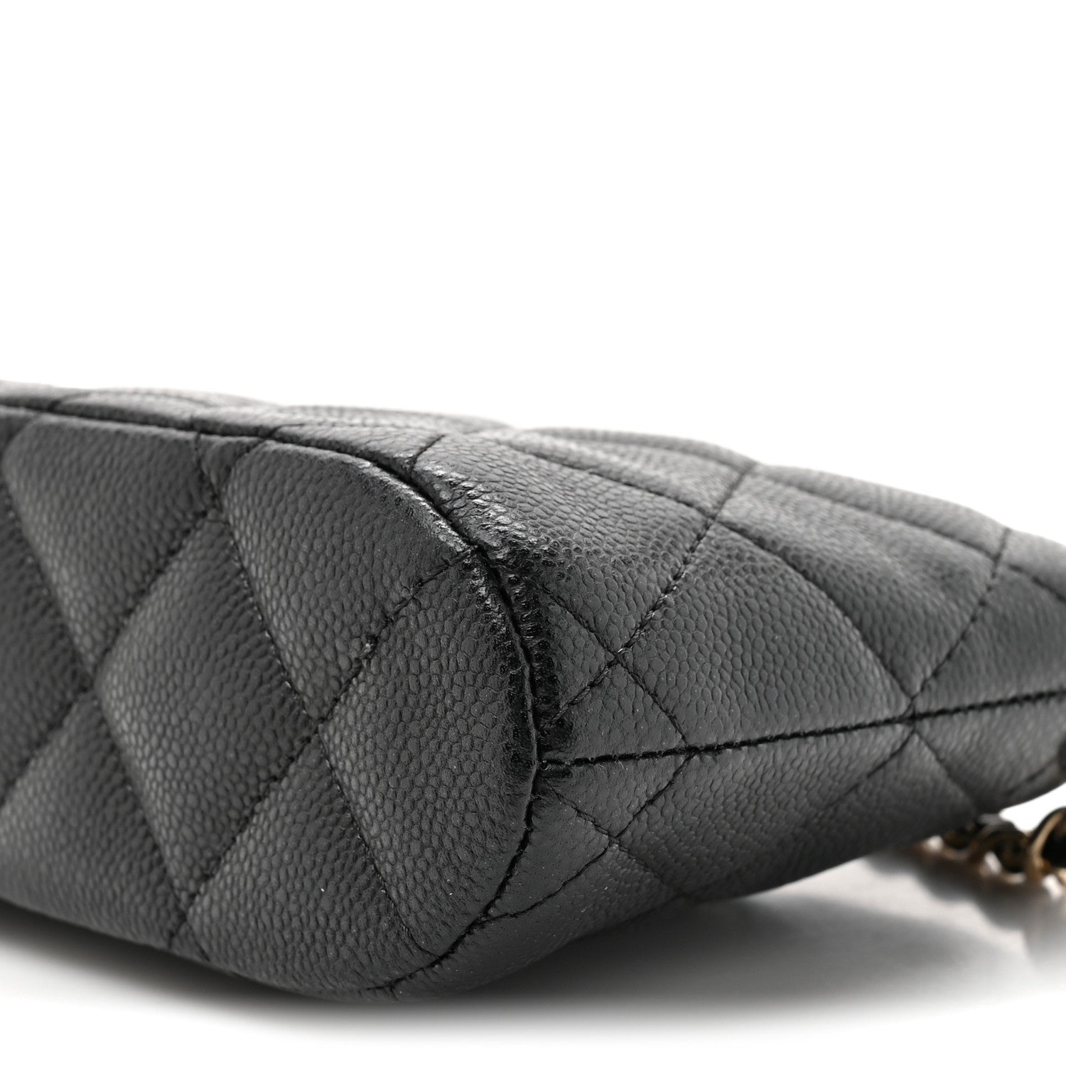 Chanel Caviar Quilted Classic Clutch with Chain Black 9 of 11