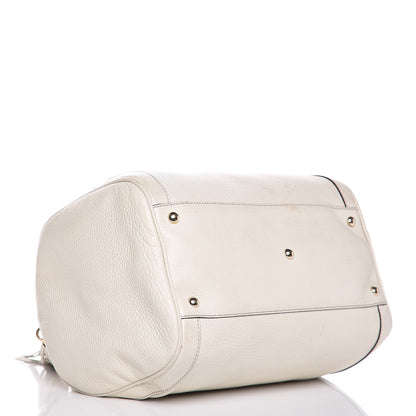Gucci Pebbled Calfskin Medium Soho Boston Off White 4 of 21