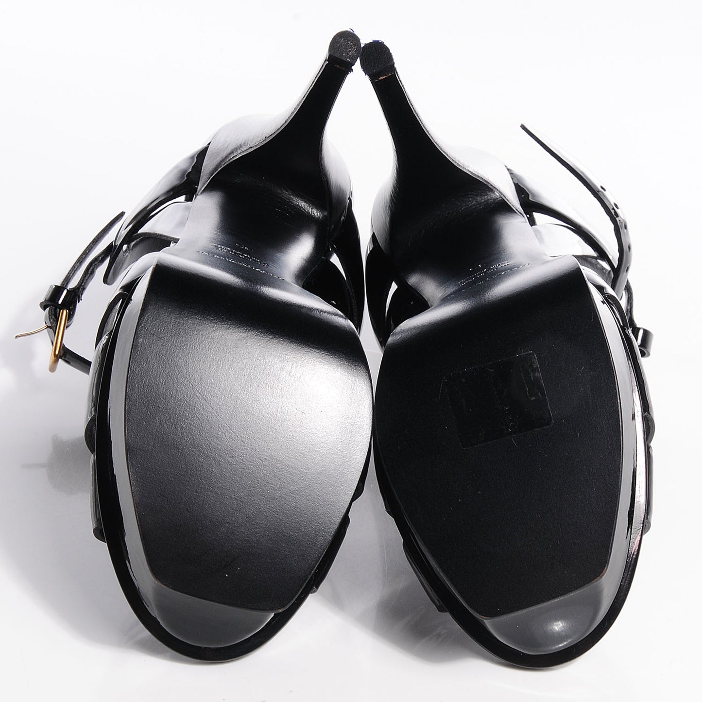 Patent Tribute 105 Platform Sandals Black 35