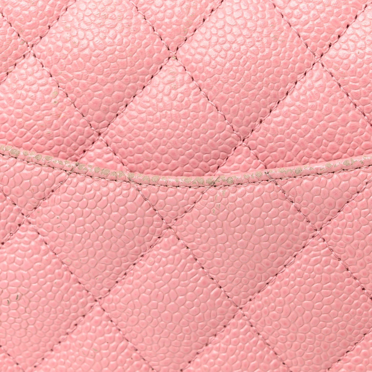 Chanel Caviar Quilted Medium Double Flap Light Pink 12 of 16
