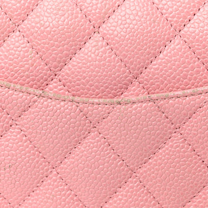 Chanel Caviar Quilted Medium Double Flap Light Pink 12 of 16