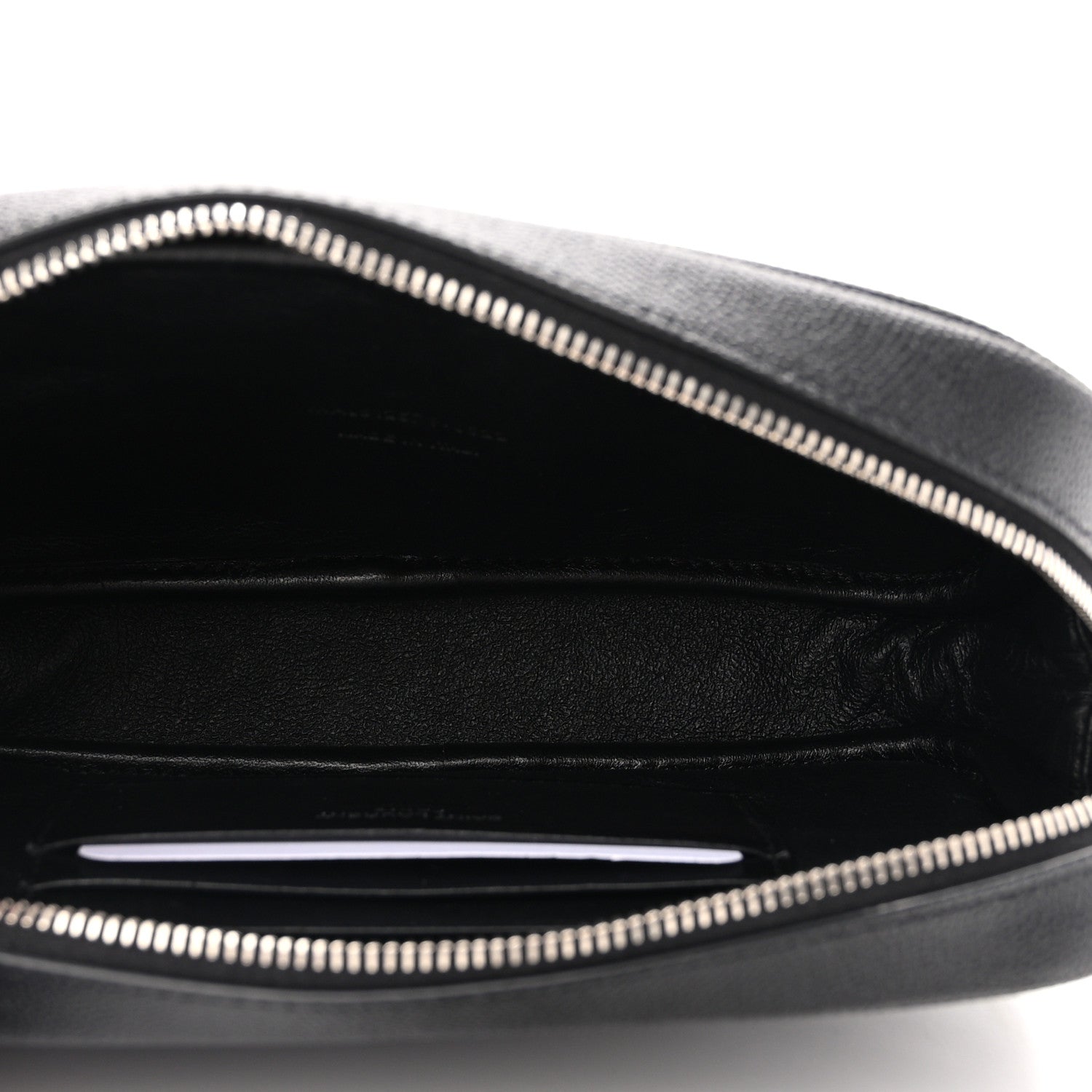 Saint Laurent Grain De Poudre Matelasse Monogram Mini Lou Camera Bag Black 5 of 10