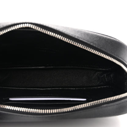 Saint Laurent Grain De Poudre Matelasse Monogram Mini Lou Camera Bag Black 5 of 10