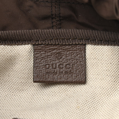 Gucci GG Supreme Monogram Medium Ophidia Double Buckle Backpack Brown 6 of 12
