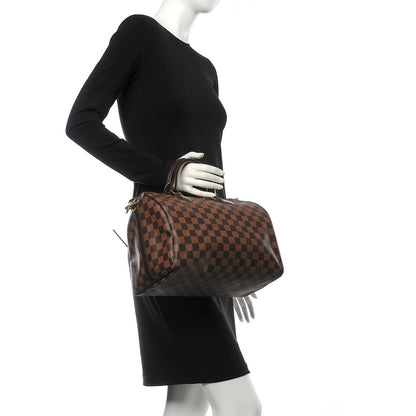 Louis Vuitton Damier Ebene Speedy Bandouliere 30 3 of 9