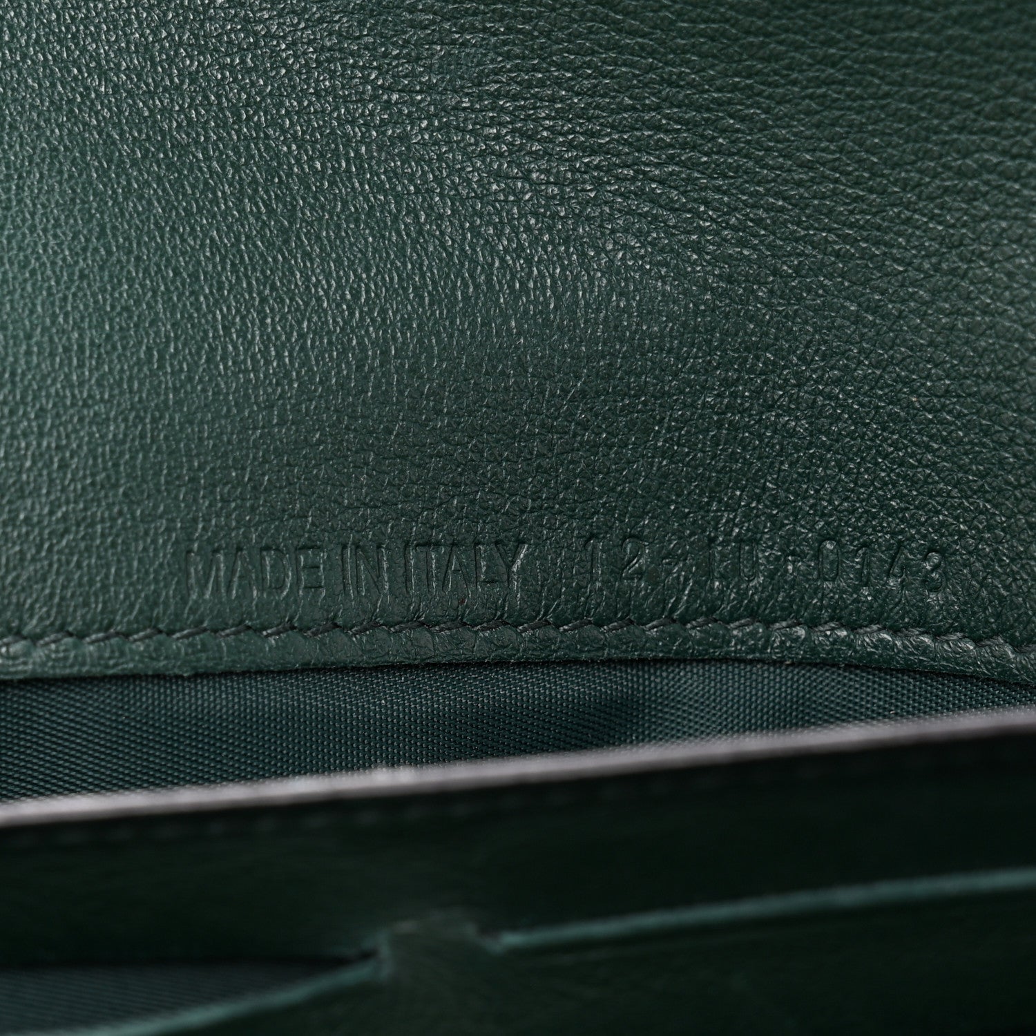 Christian Dior Smooth Calfskin Bicolor Diorissimo Long Wallet Turquoise Dark Green 7 of 11