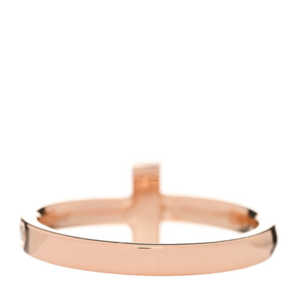 Tiffany 18K Rose Gold Diamond 2.5mm T T1 Ring 52 6 3 of 5