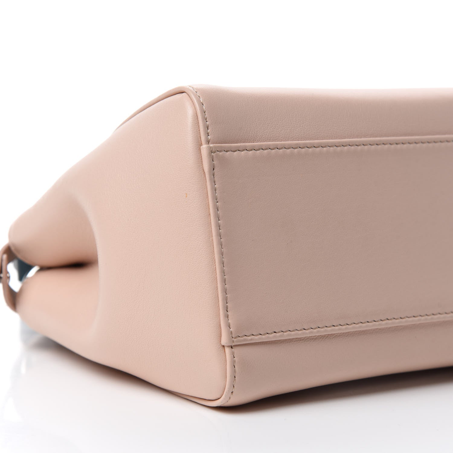 Fendi Nappa Colorblock Mini Peekaboo Iconic Satchel Soap Amazzonia Opal 7 of 11