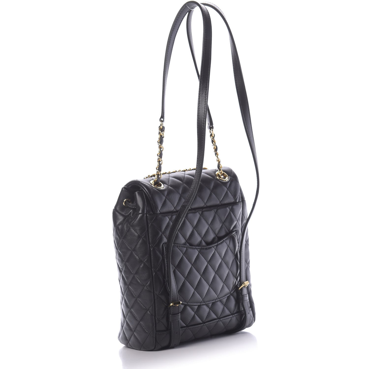 Chanel Lambskin Quilted Small Urban Spirit Backpack Black 2 of 10
