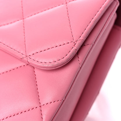 Chanel Lambskin Quilted Small Trendy CC Flap Dual Handle Bag Light Pink 12 of 17