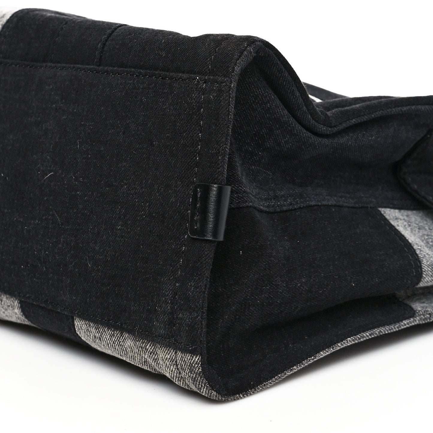 Denim Canvas LargeTote Bag Grey