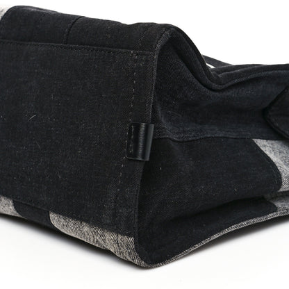 Marc Jacobs Denim Canvas LargeTote Bag Grey 10 of 10