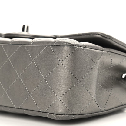 Chanel Metallic Calfskin Quilted Mini Rectangular Flap Ruthenium 10 of 10