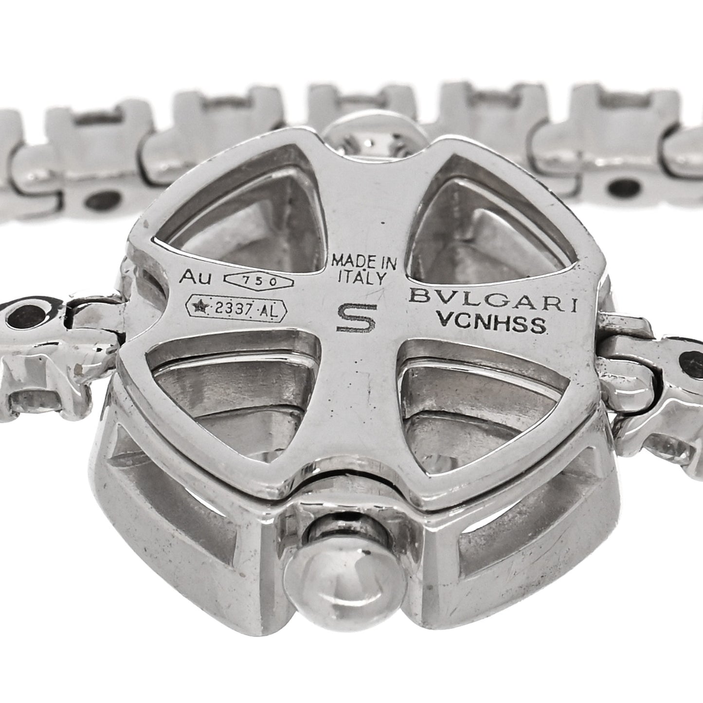 18K White Gold Diamond Fiorever Pave Bracelet S