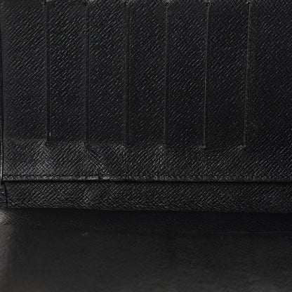 Louis Vuitton Epi Checkbook Card Holder Black 9 of 16