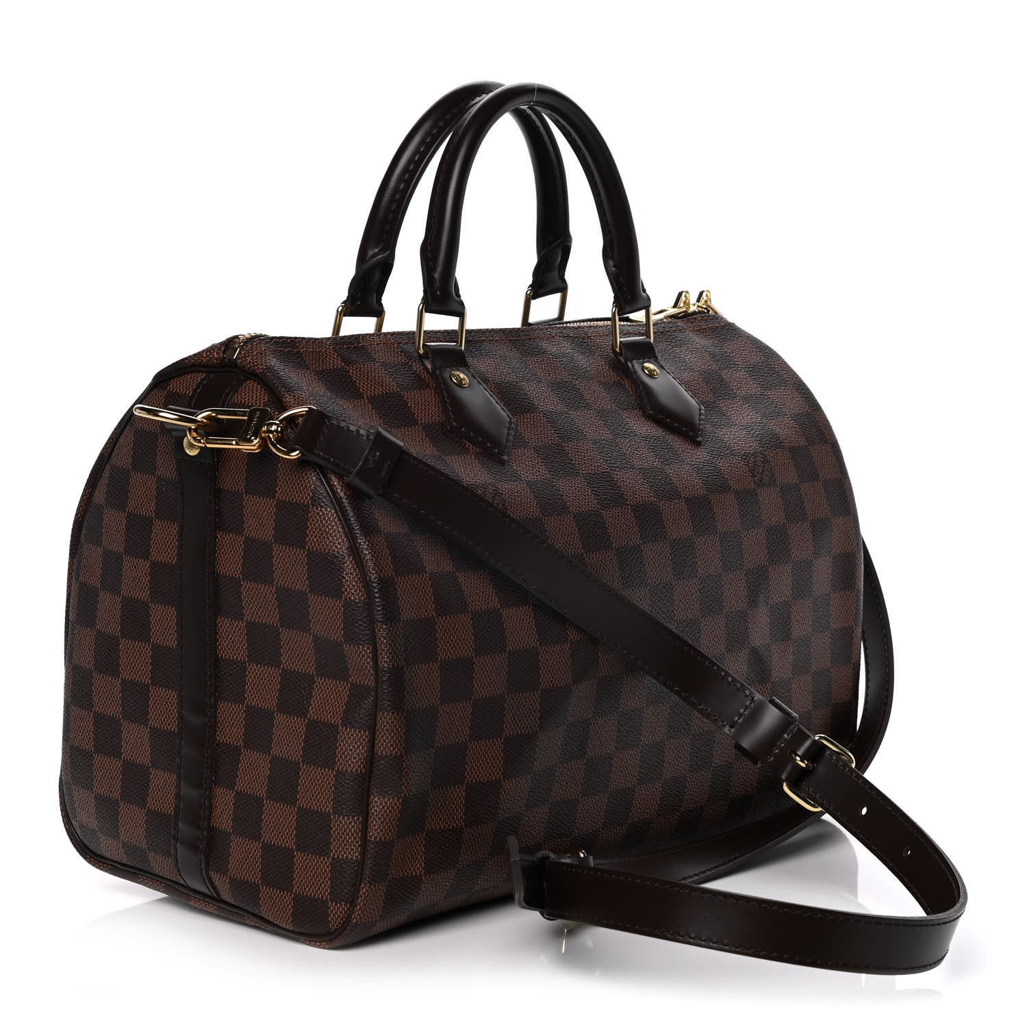 Louis Vuitton Damier Ebene Speedy Bandouliere 30 3 of 14