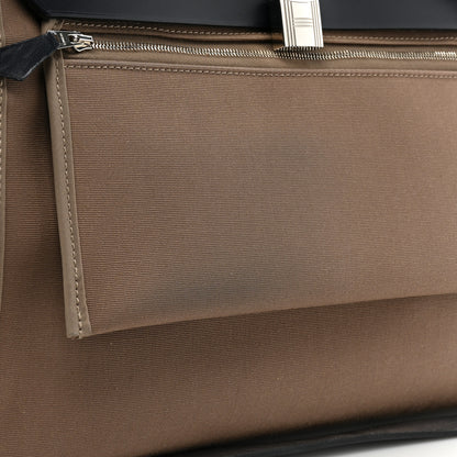 Hermes Toile Officier Vache Hunter Herbag Zip 31 PM Etoupe Bleu Indigo 14 of 15