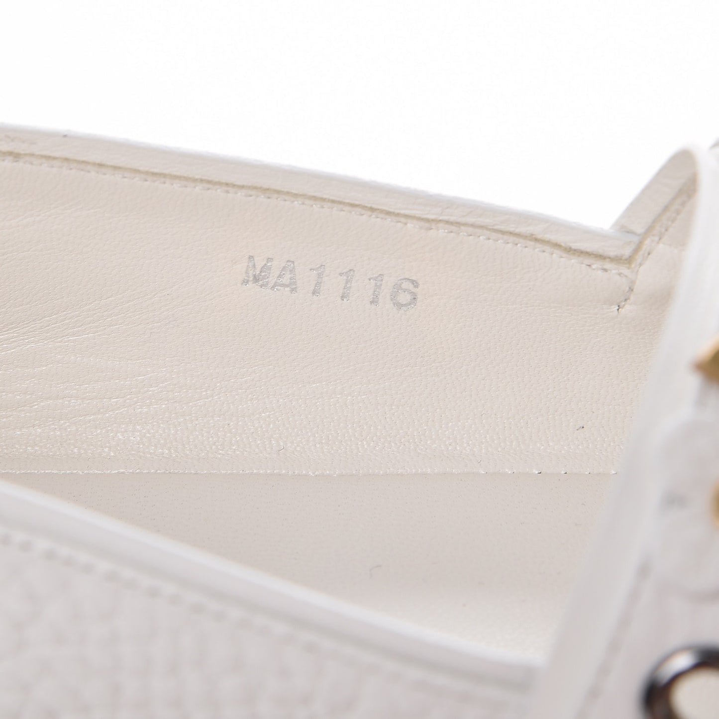 Calfskin Tropical Bloom Espadrille Flat 37.5 White
