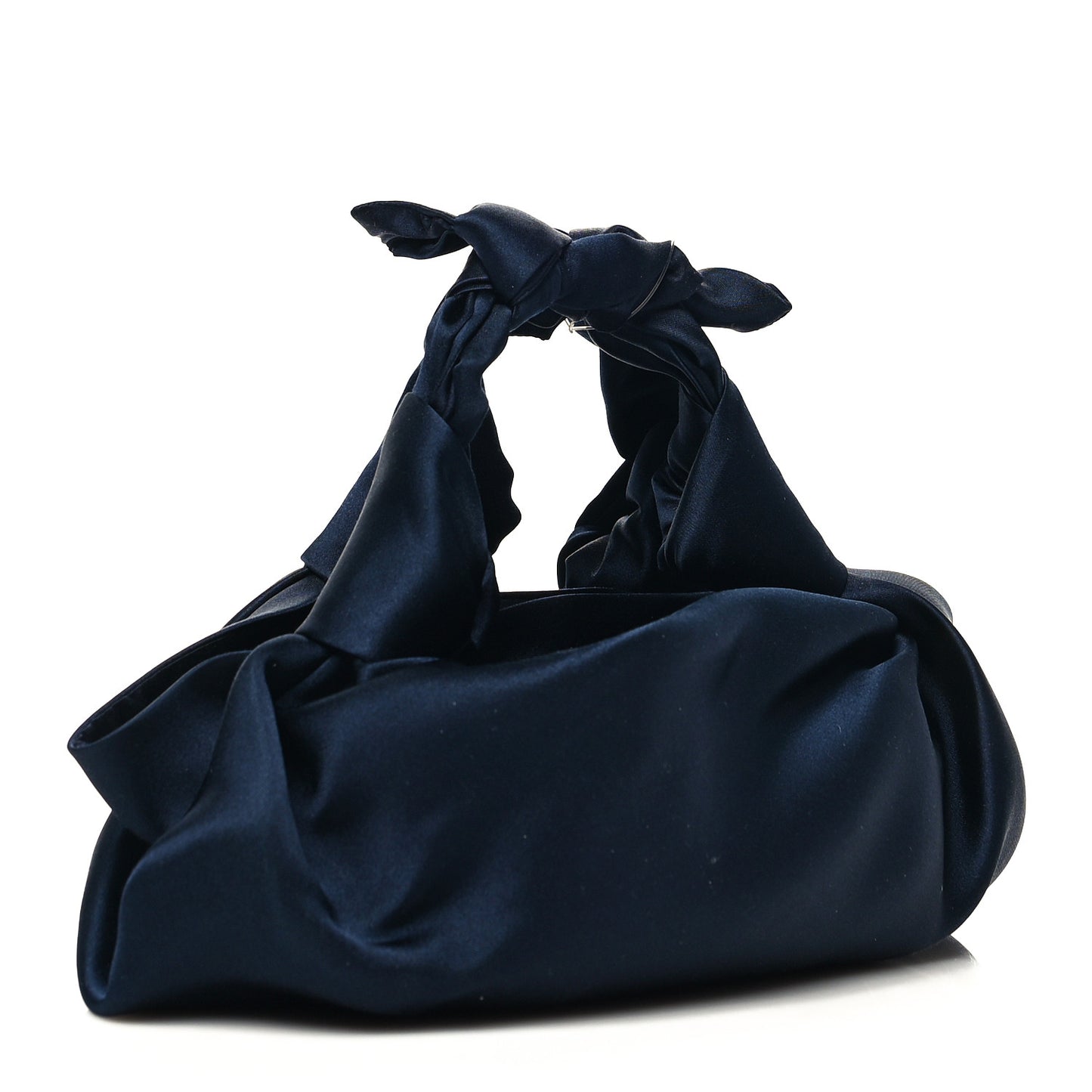 Satin Small Ascot Bag Navy