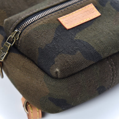 Louis Vuitton X SUPREME Camouflage Nano Apollo Backpack Bag Charm 7 of 10