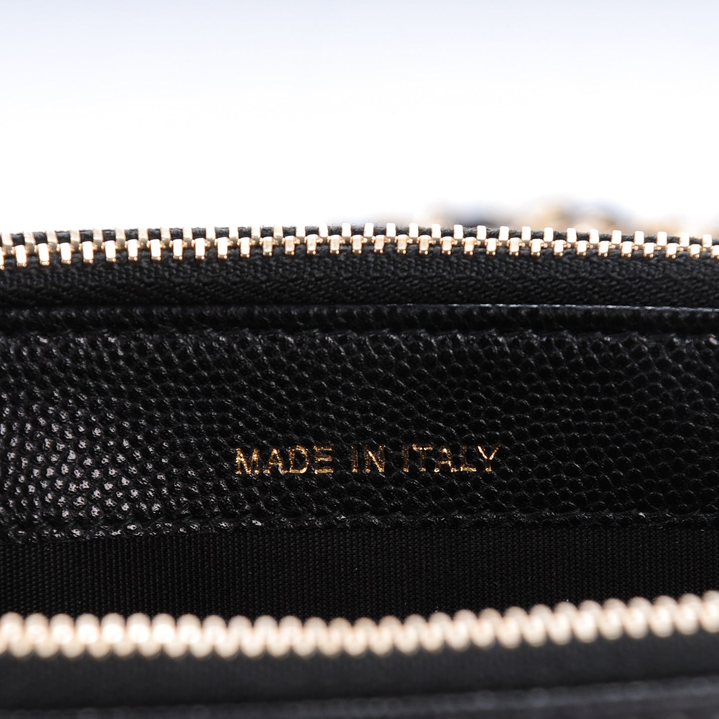 Caviar Quilted Small Boy Clutch With Chain Black