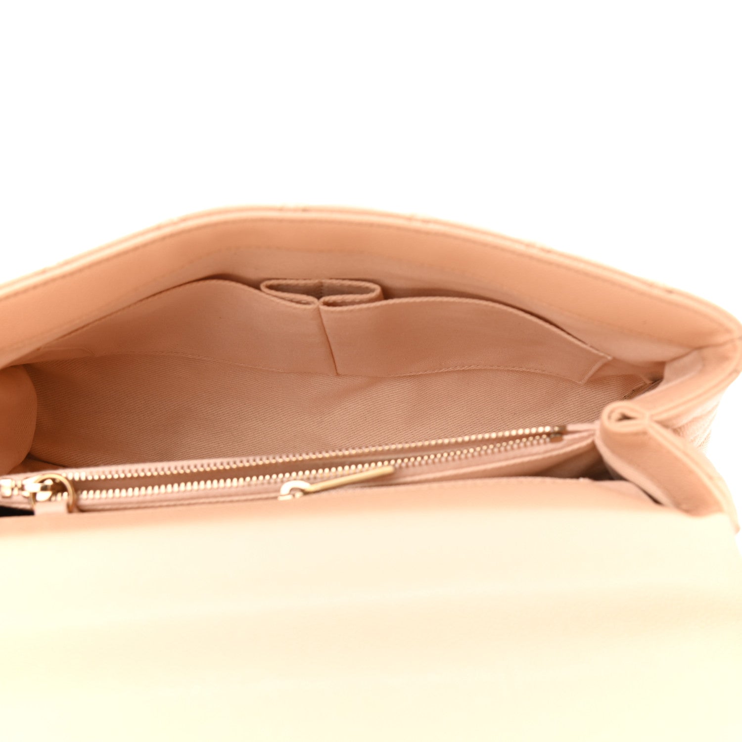 Chanel Caviar Quilted Small Coco Handle Flap Beige 4 of 10