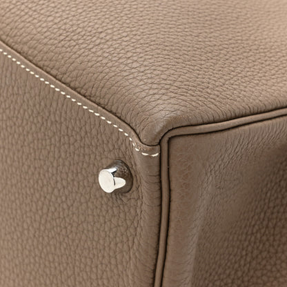 Hermes Togo Kelly Retourne 35 Etoupe 14 of 18