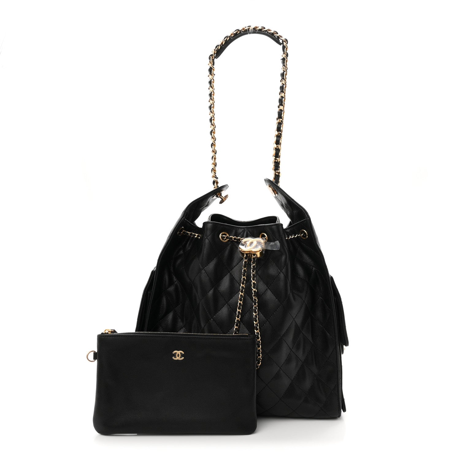 Chanel Caviar Quilted Medium Chanel 25 Handbag Black 3 of 12
