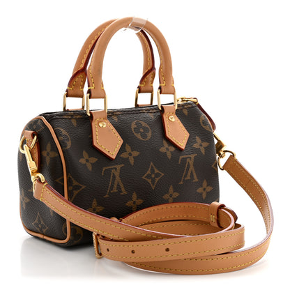 Louis Vuitton Monogram Nano Speedy Bandouliere 3 of 12