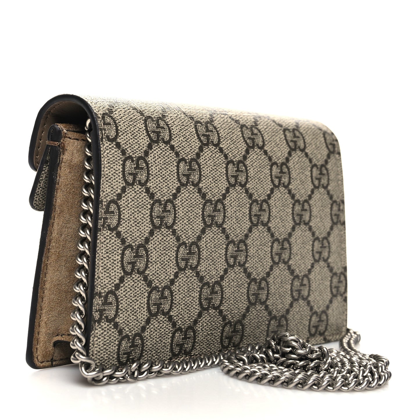 GG Supreme Monogram Super Mini Dionysus Shoulder Bag Taupe