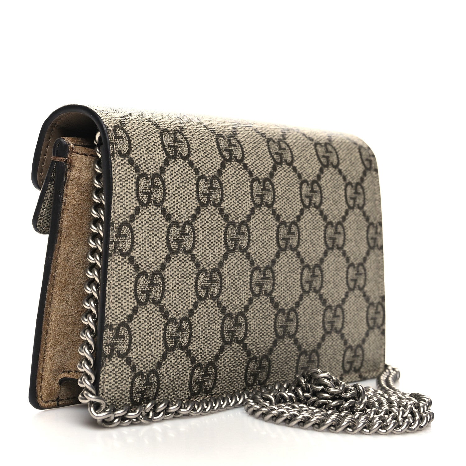 Gucci GG Supreme Monogram Super Mini Dionysus Shoulder Bag Taupe 3 of 11