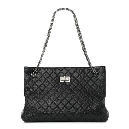 Chanel Aged Calfskin Reissue 2.55 Tote Black 1 of 9