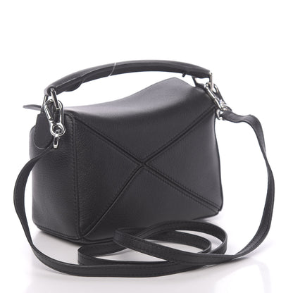 Loewe Calfskin Mini Puzzle Bag Black 3 of 10
