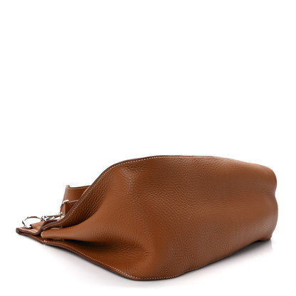 Hermes Taurillon Clemence Jypsiere 28 Gold 4 of 8