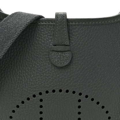 Hermes Taurillon Clemence Evelyne TPM Vert Mangrove 8 of 11