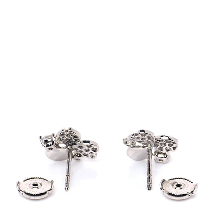 Tiffany Platinum Diamond Paper Flowers Cluster Earrings 4 of 4