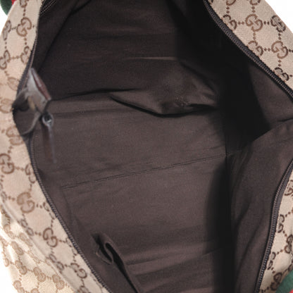 Gucci GG Monogram Medium Web Handle Bucket Tote 5 of 7