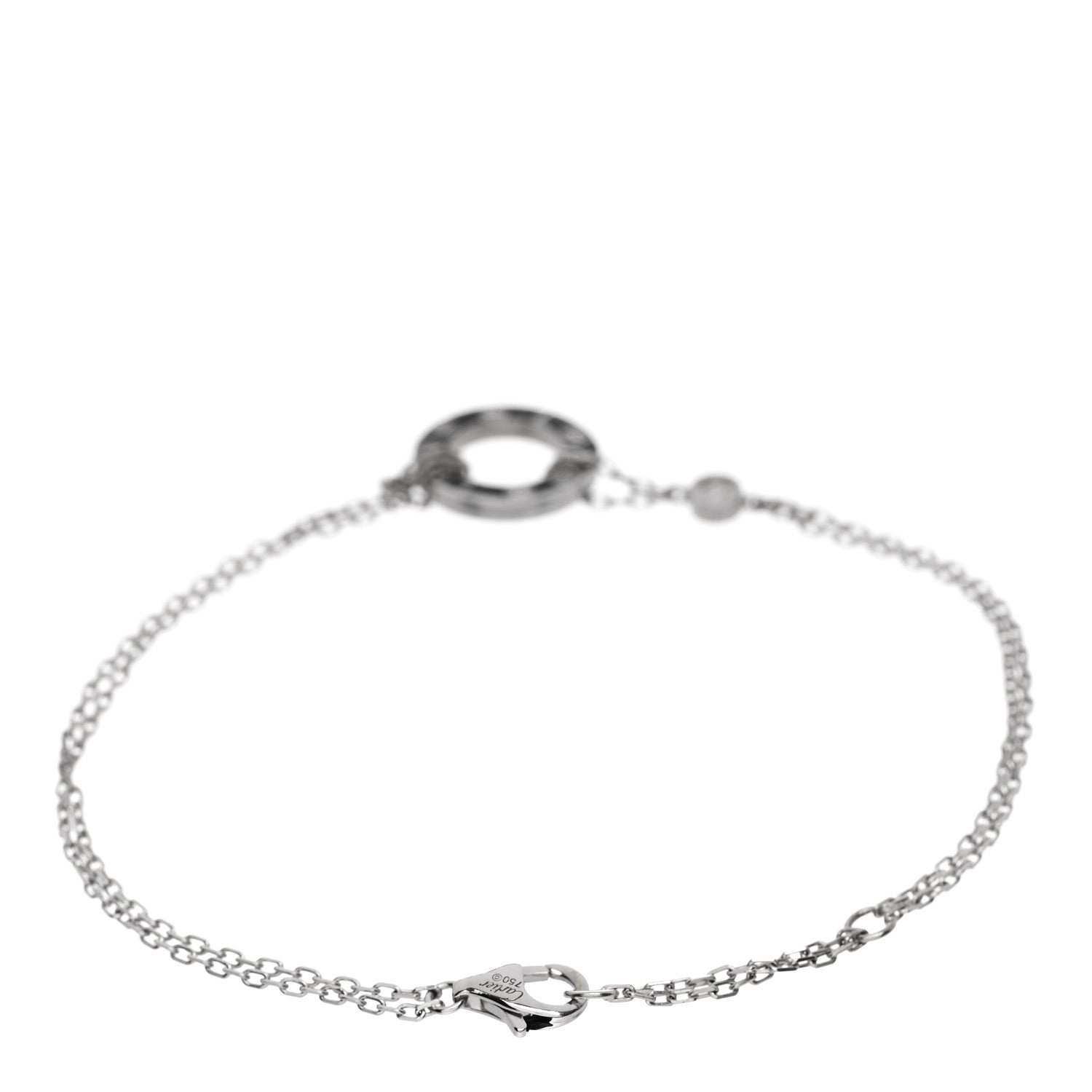 Cartier 18K White Gold Diamond LOVE Bracelet 2 of 3