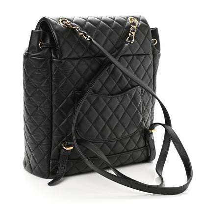 Chanel Lambskin Quilted Large Urban Spirit Backpack Black 3 of 10