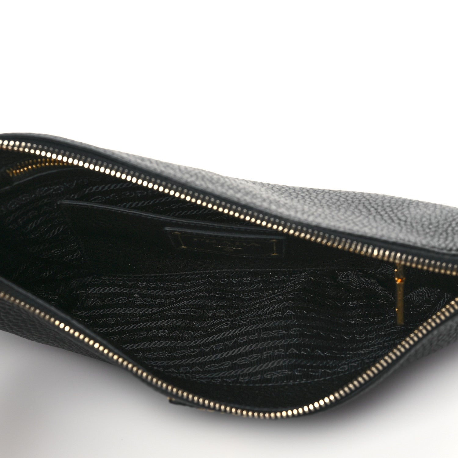 Prada Vitello Daino Crossbody Bag Black 5 of 9