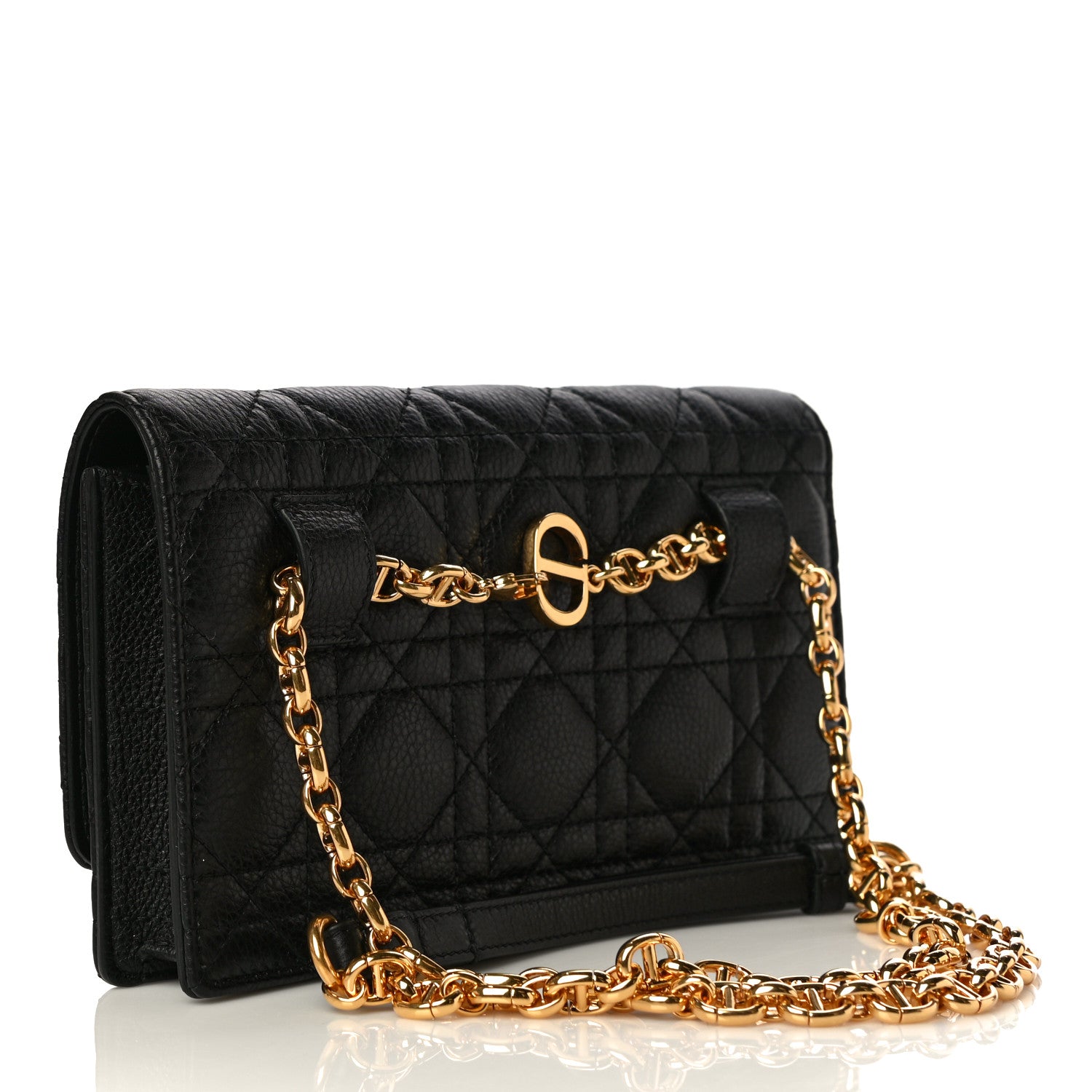 Christian Dior Supple Calfskin Caro Belt Bag Black 3 of 10