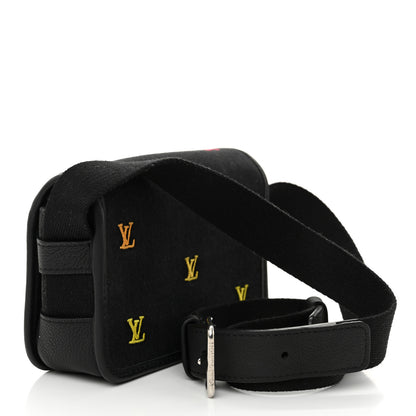 Louis Vuitton Denim Blason Monogram Bosphore Wearable Wallet Gradient Orange 3 of 12