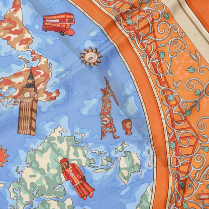 Hermes Silk Printed Scarf 90 7 of 7