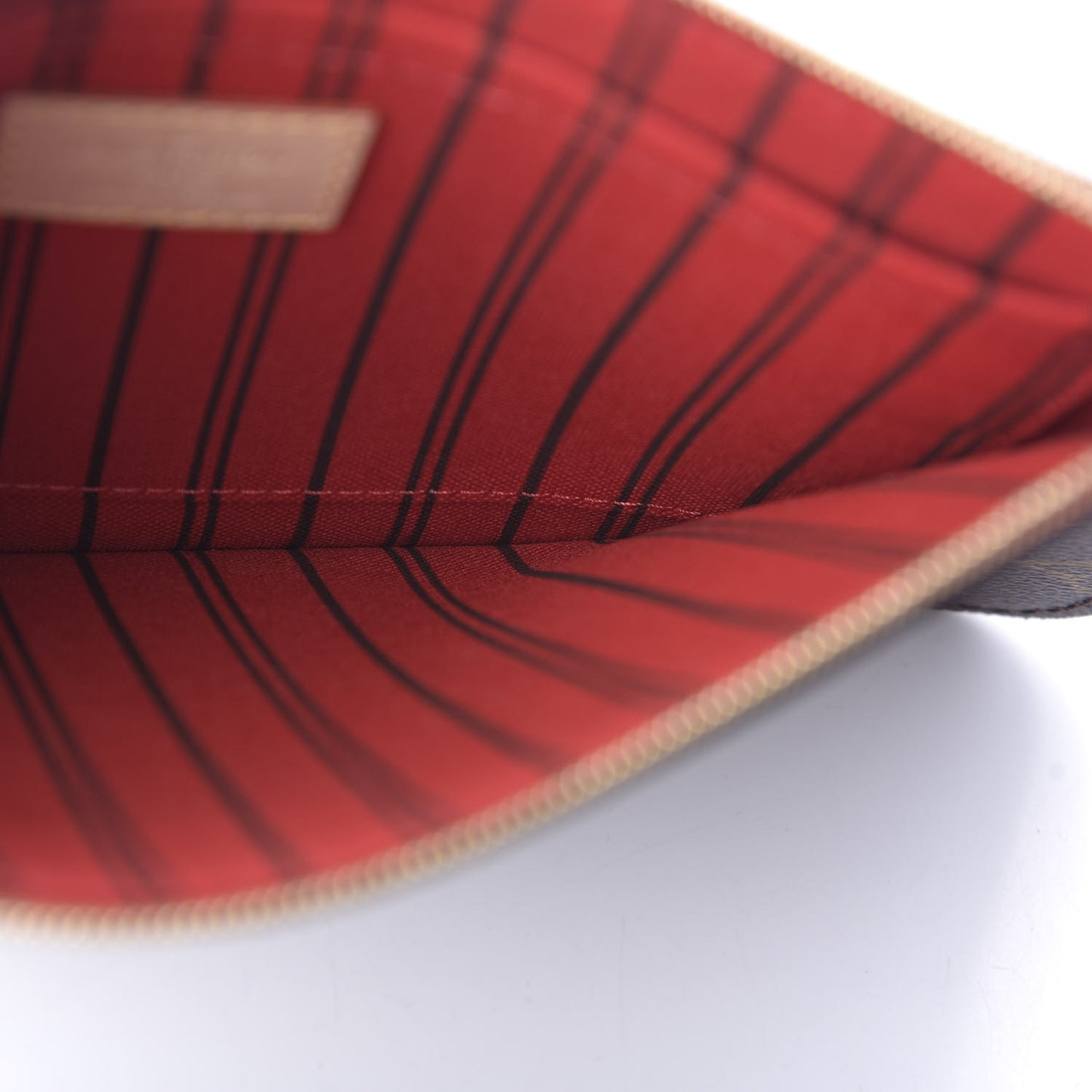 Monogram Neverfull MM GM Pochette Cherry