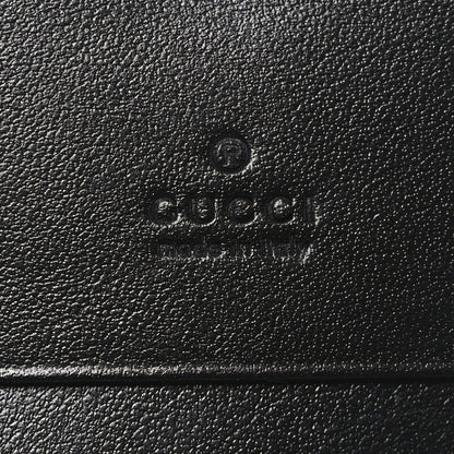 Gucci Calfskin Matelasse GG Marmont Card Case Wallet Black 12 of 13
