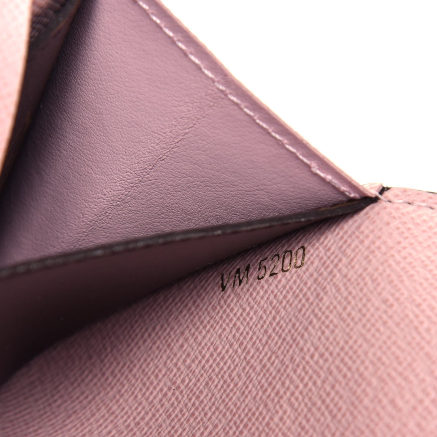 Monogram Emilie Wallet Rose Ballerine